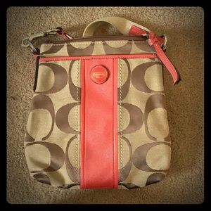 Coach over the shoulder purse